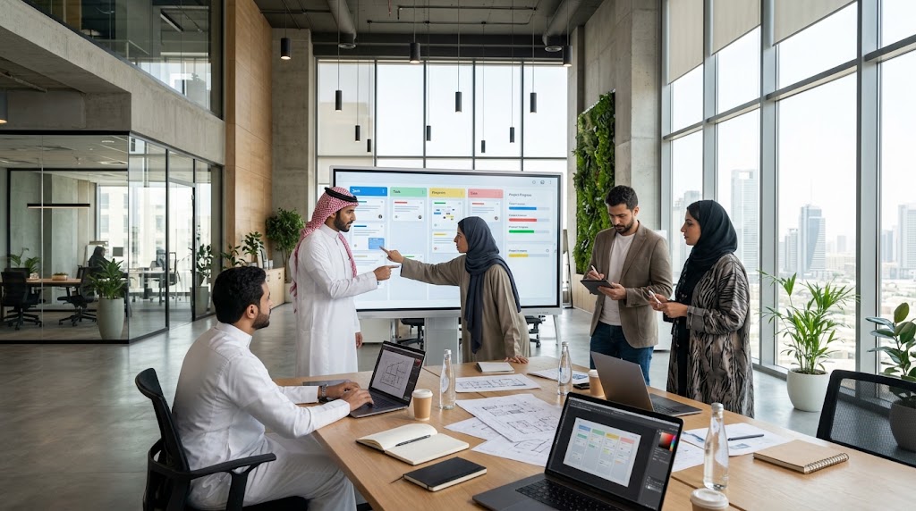 برنامج إدارة المهام والمشاريع (Task.technologyksa.com) — كيف تنهي فوضى الواتساب وتضبط إنتاجية فريقك؟